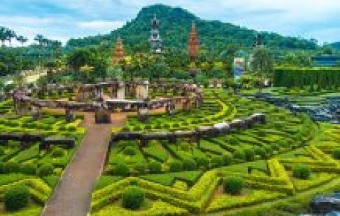 Vẻ đẹp vườn thực vật Nong Nooch ở Thái Lan